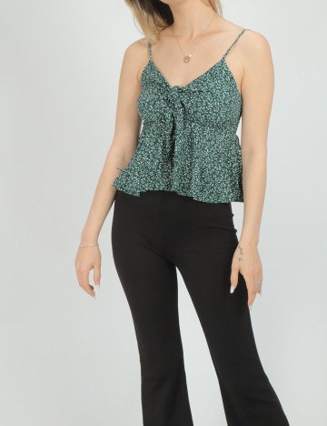 Top SHEIN, verde inchis, XS