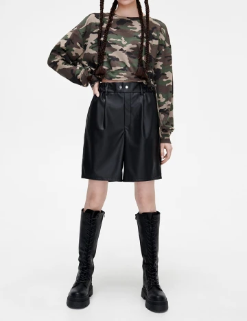 Bluza CROPP, army, L Verde