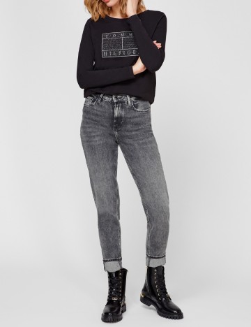 Bluza Tommy Hilfiger, negru