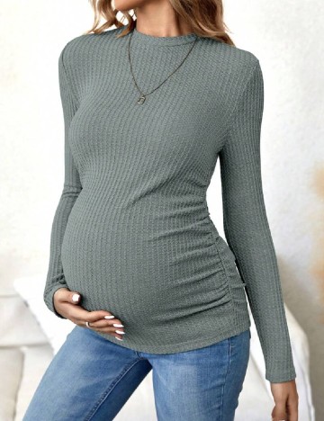 
						Bluza SHEIN Maternity, turcoaz