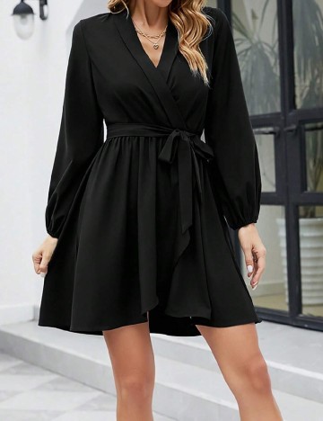 Rochie scurta Homeyee, negru