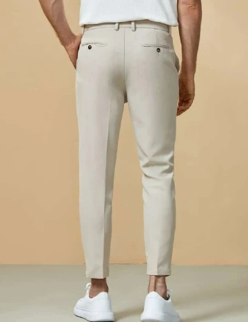 Pantaloni SHEIN, bej Crem