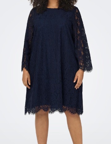 Rochie scurta Only Carmakoma, bleumarin