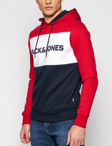 
						Hanorac Jack&Jones, bleumarin/rosu