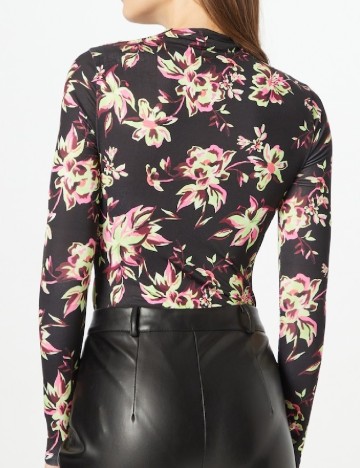 Body River Island, negru floral