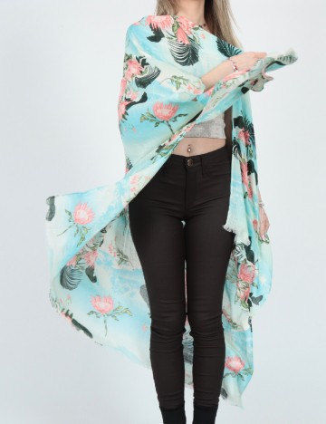 Kimono American Eagle, floral print