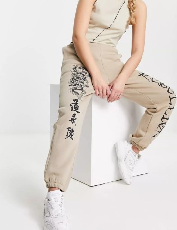 Pantaloni ASOS, crem