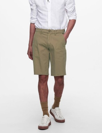 
						Pantaloni scurti Only, verde