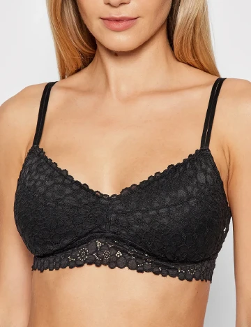 Bustiera Aerie, negru Negru