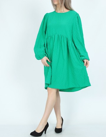 Rochie scurta Pieces, verde