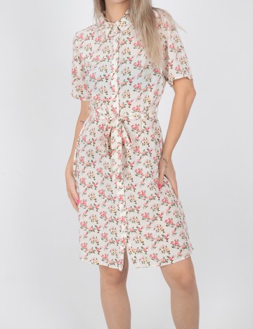 Rochie scurta Pieces, floral, M