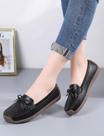 
						Mocasini SHEIN, negru