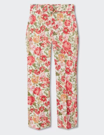 Pantaloni Mango, floral