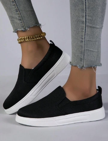 Espadrile SHEIN, negru Negru