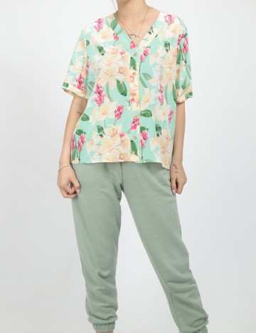 
						Camasa SHEIN, floral, M