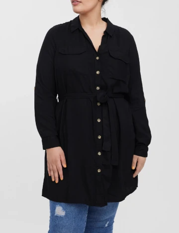 Camasa Vero Moda Curve, negru Negru