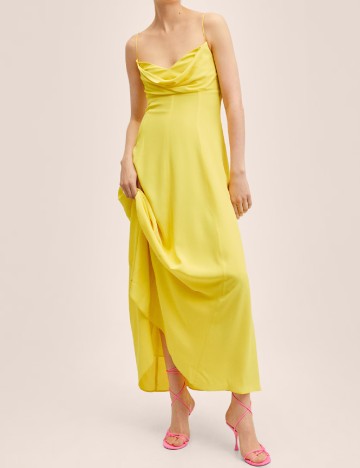 Rochie lunga Mango, galben