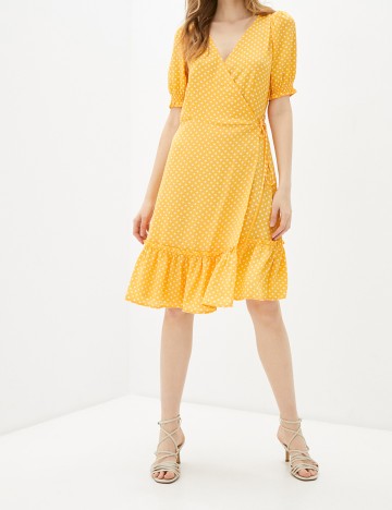 Rochie scurta Jacqueline de Yong, galben, 36