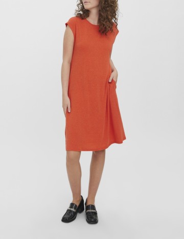 Rochie scurta Vero Moda, portocaliu, S
