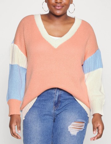 Pulover Noisy May Plus Size, piersica