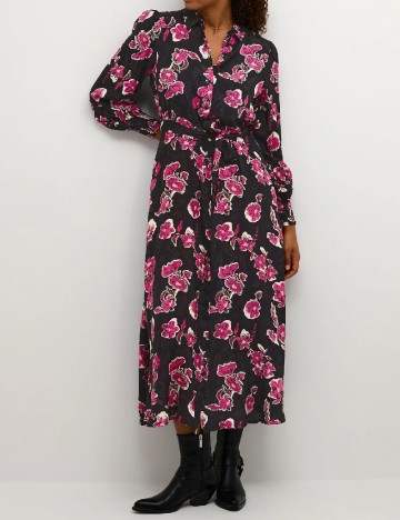 Rochie lunga Kaffe, negru