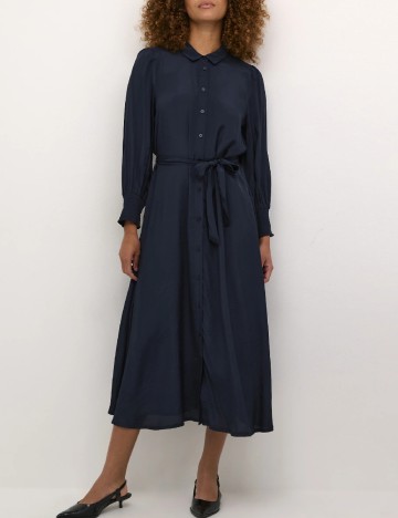 Rochie medie Kaffe, bleumarin