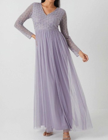 Rochie lunga Coast, mov