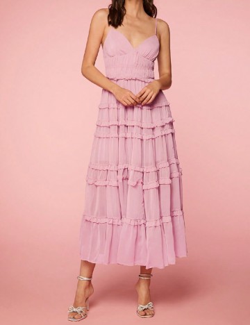 Rochie lunga SHEIN, roz