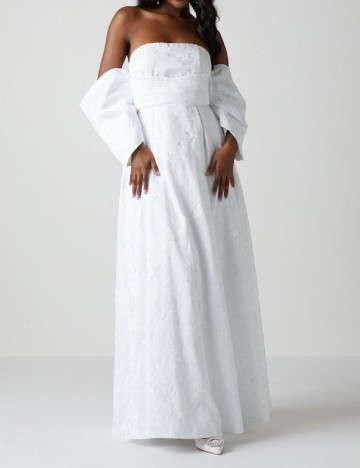 Rochie lunga Coast, alb