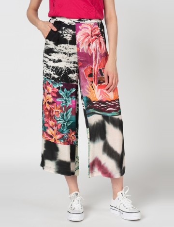 Pantaloni Desigual, mix culori