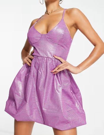 Rochie scurta AsYou, mov