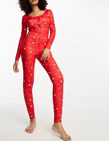 Pijama Loungeable, rosu