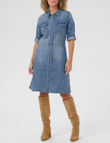 Rochie scurta Cream, albastru