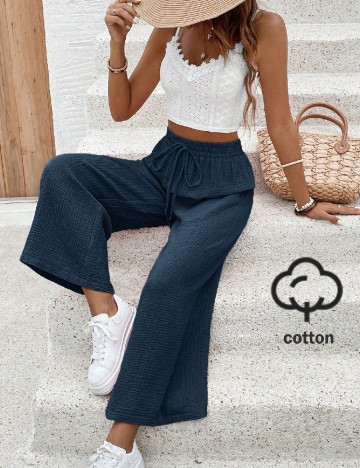 Pantaloni SHEIN, albastru