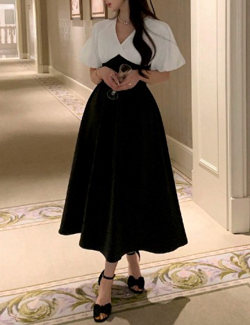 Rochie medie Dazy, negru