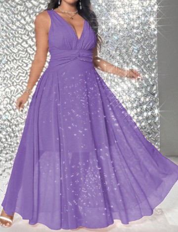 Rochie lunga SHEIN CURVE, mov