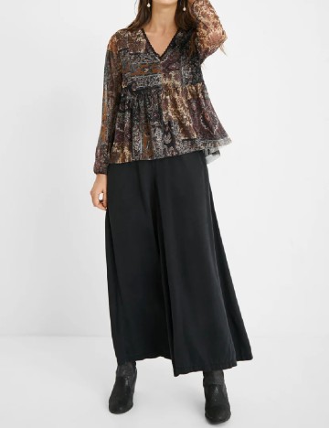 Bluza Desigual, mix culori