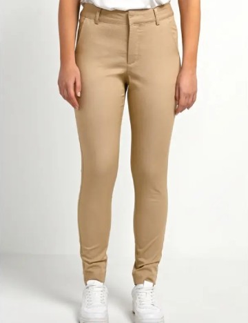 Pantaloni Kaffe, maro deschis