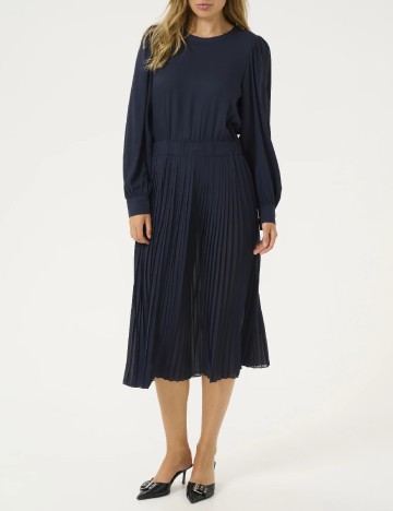 Rochie medie Culture, bleumarin