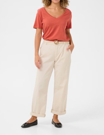 Pantaloni Cream, bej