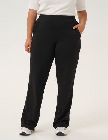 Pantaloni Kaffe Curve, negru