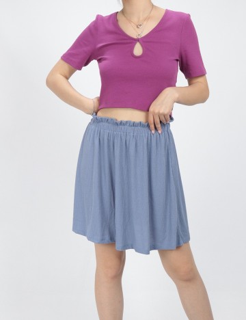 Fusta Vila, albastru, M