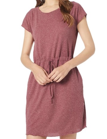 Rochie scurta Vero Moda, roz pudra inchis, S