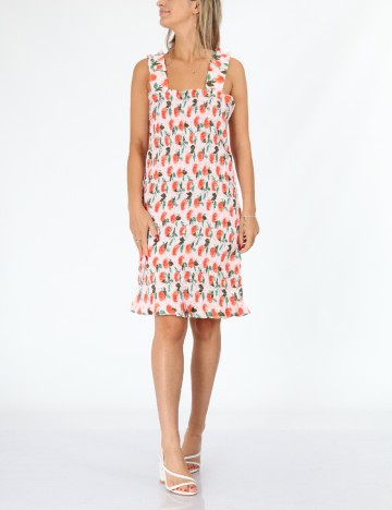 Rochie scurta Pieces, roz