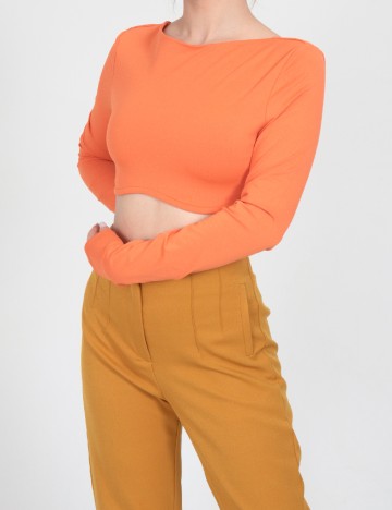 Top SHEIN, portocaliu