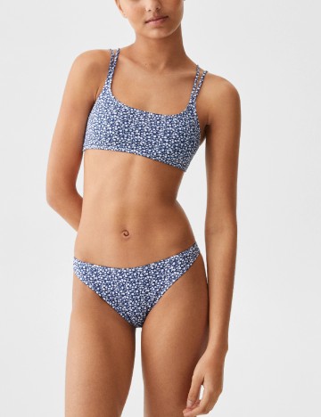 Costum de baie Mango Teen, bleumarin inchis