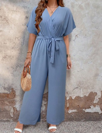 Salopeta SHEIN CURVE, albastru