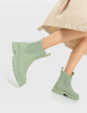 Ghete impermeabile Stradivarius, verde