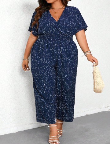 Salopeta SHEIN CURVE, albastru