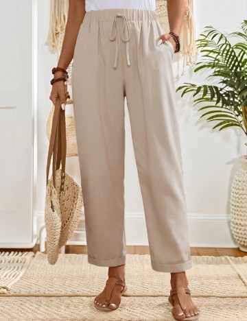 Pantaloni Emery Rose, crem